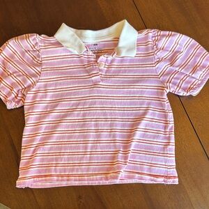 Pink Striped Girl’s H&M Polo Shirt